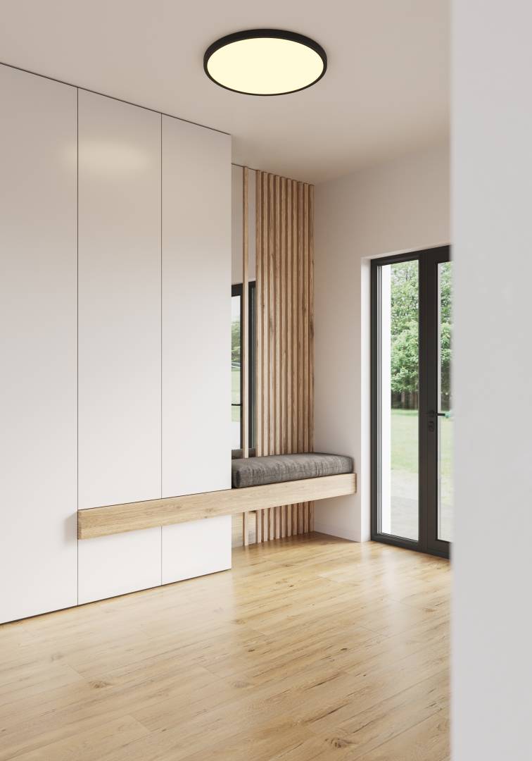 Oja Smart 60 LED-plafond svart