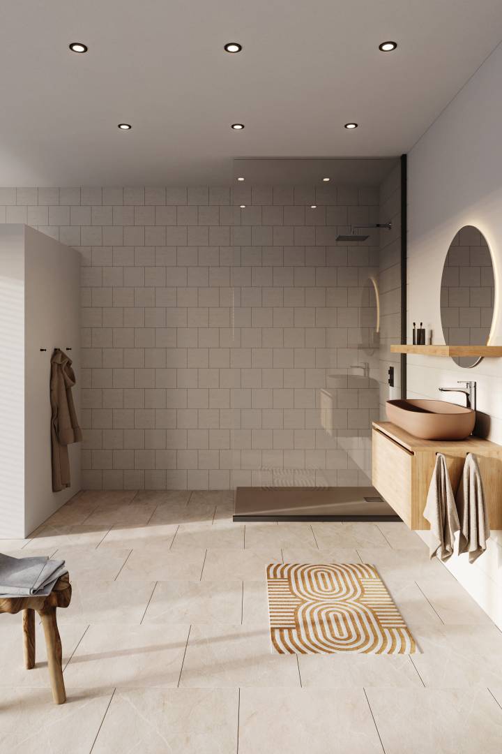 Leonis LED-alasvalo 4000K IP65 3-kit musta