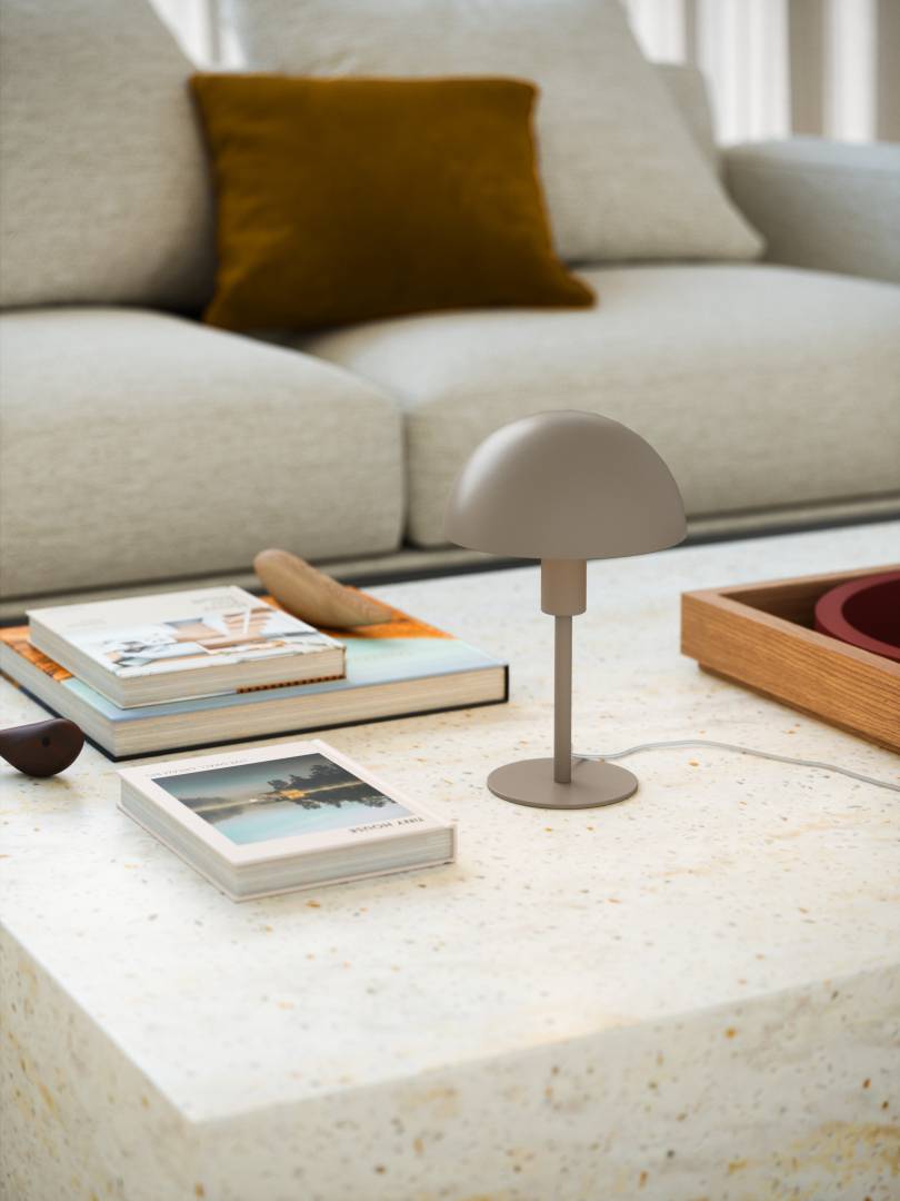 Ellen Mini bordslampa ljusbrun