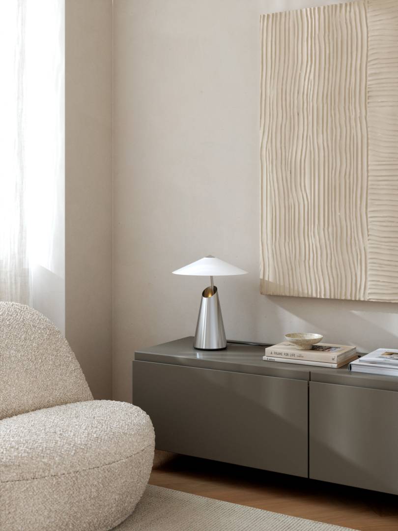 Taido bordslampa krom