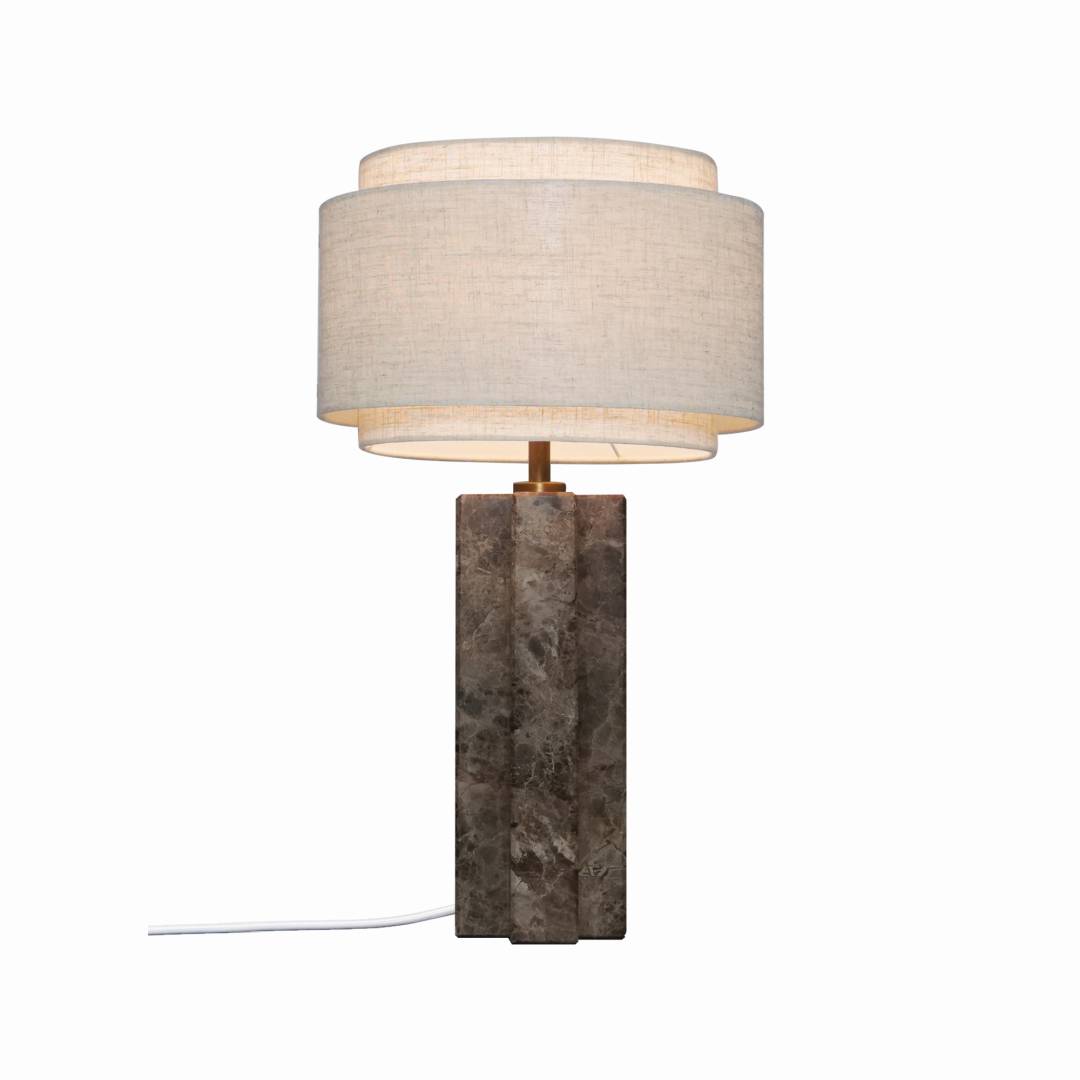 Takai bordslampa beige
