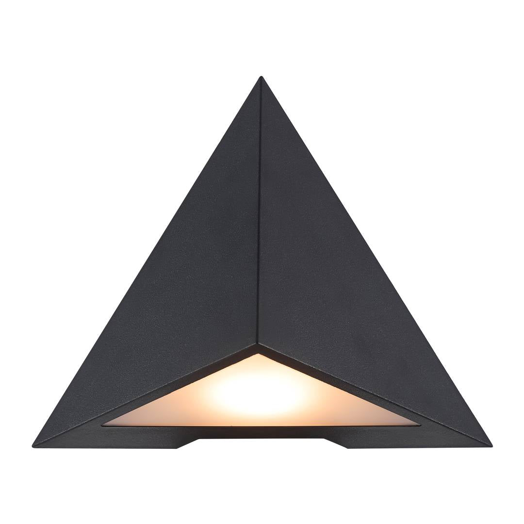 Konit vägglampa svart