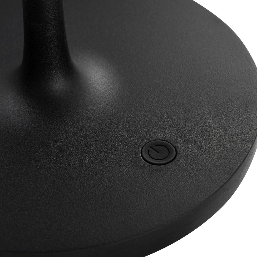 Sponge On A Stick uppladdningsbar LED-lampa svart