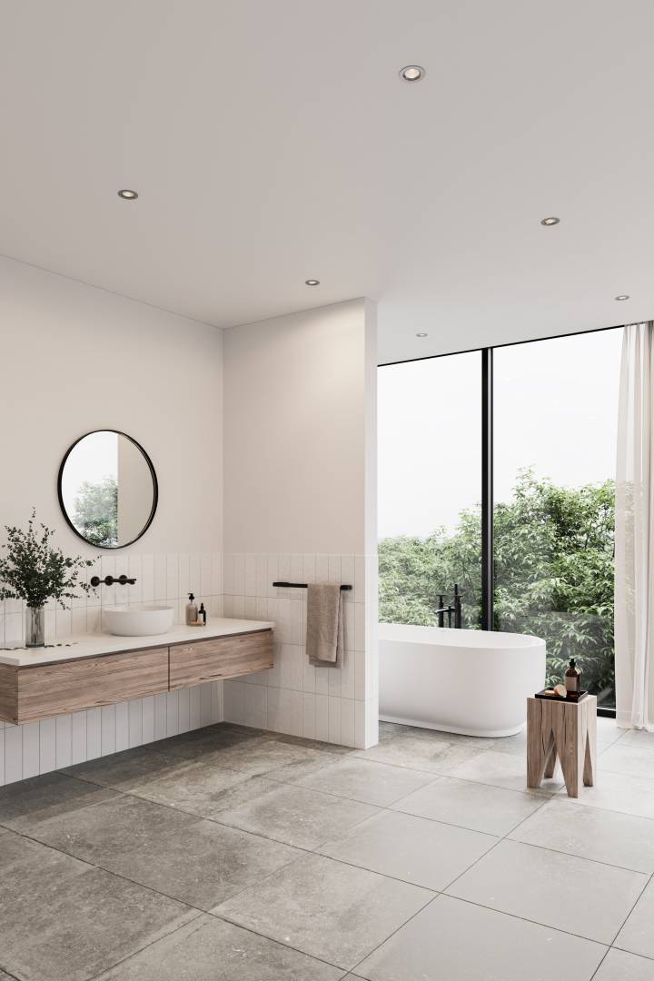 Fremont 3-Kit IP65 4000K LED-alasvalo harj. teräs