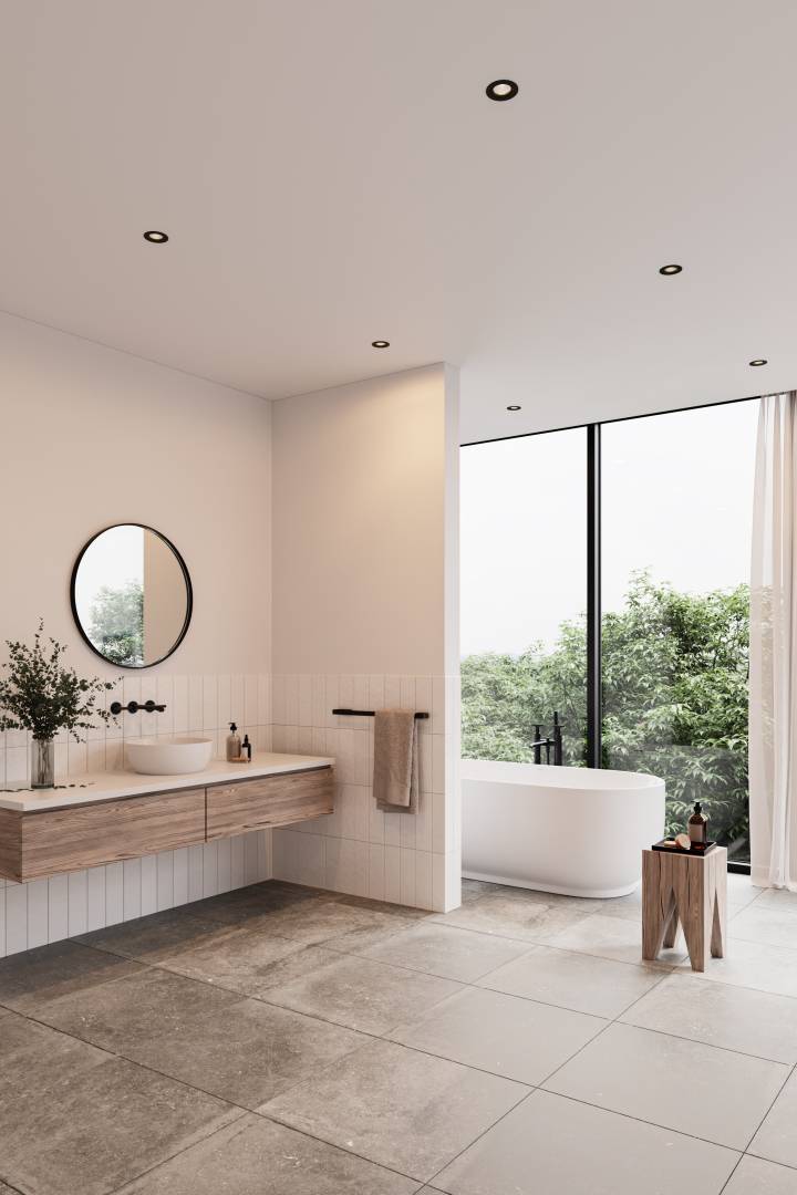 Fremont 3-Kit IP65 2700K LED-alasvalo musta