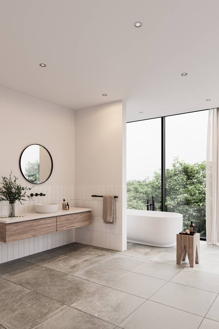 Fremont 3-Kit IP65 2700K LED-alasvalo harj.teräs