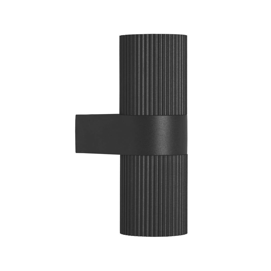 Kyklop Ripple vägglampa svart