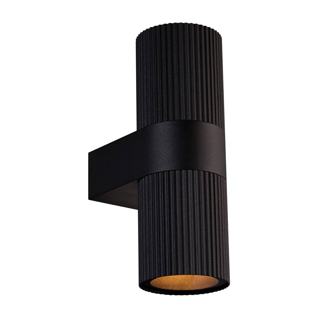 Kyklop Ripple vägglampa svart