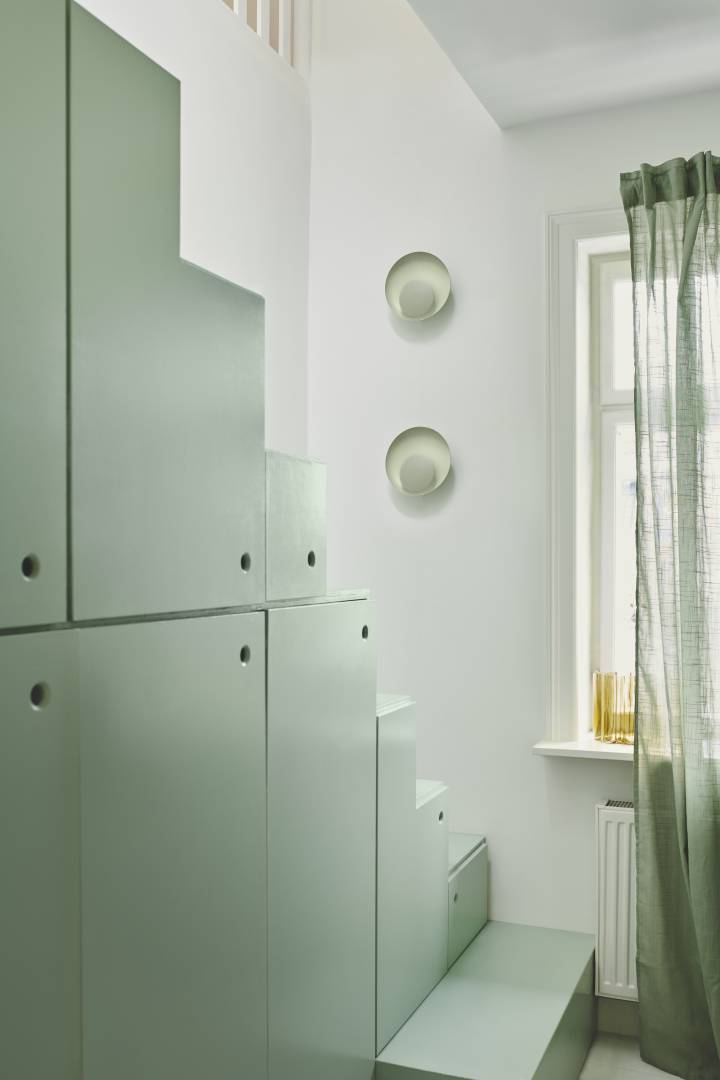 Marsi seinävalaisin vihreä