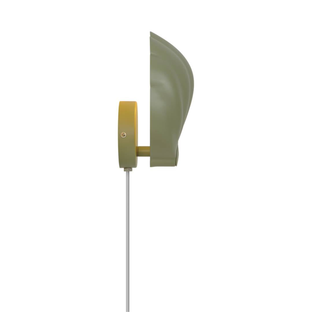 Konchi vägglampa grön