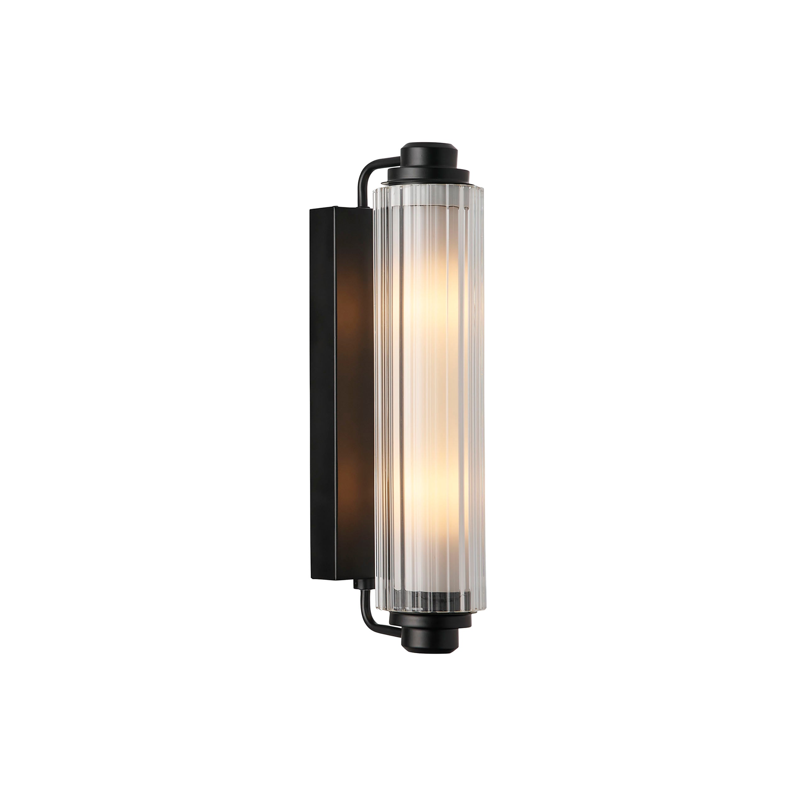 Nimal Double vägglampa svart