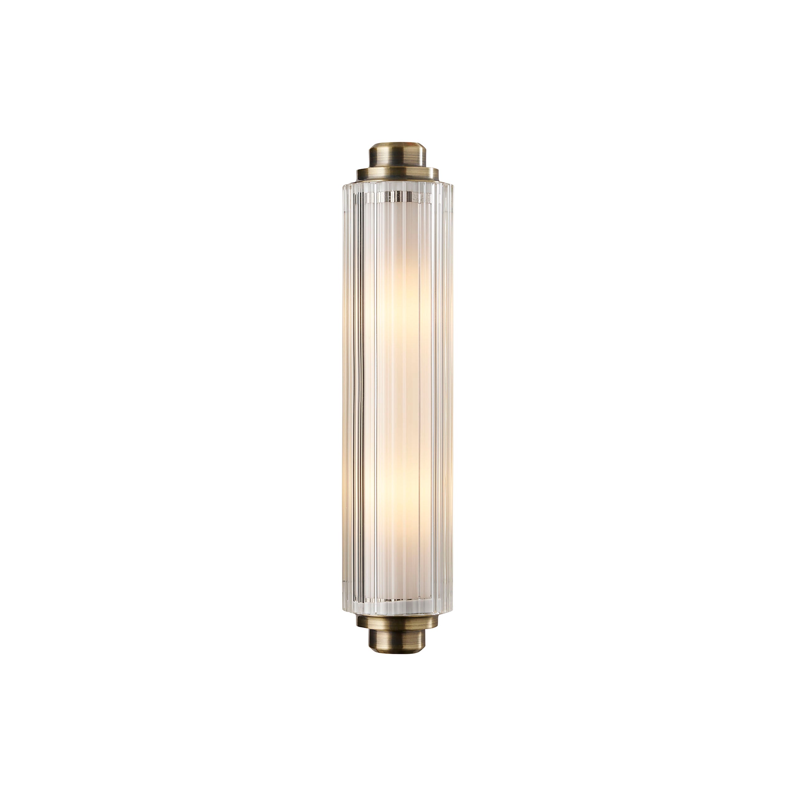 Nimal Double vägglampa mässing