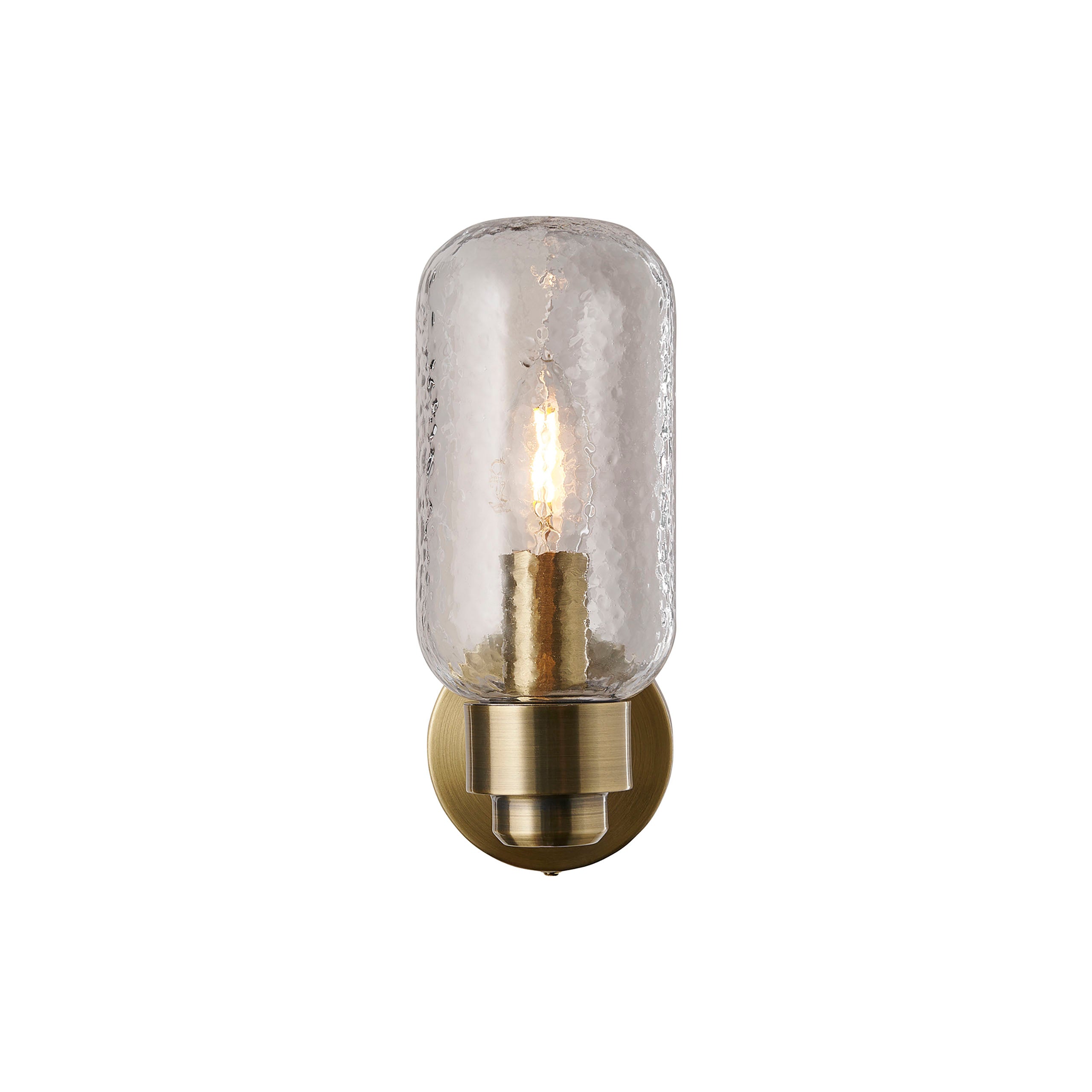 Tutan vägglampa mässing