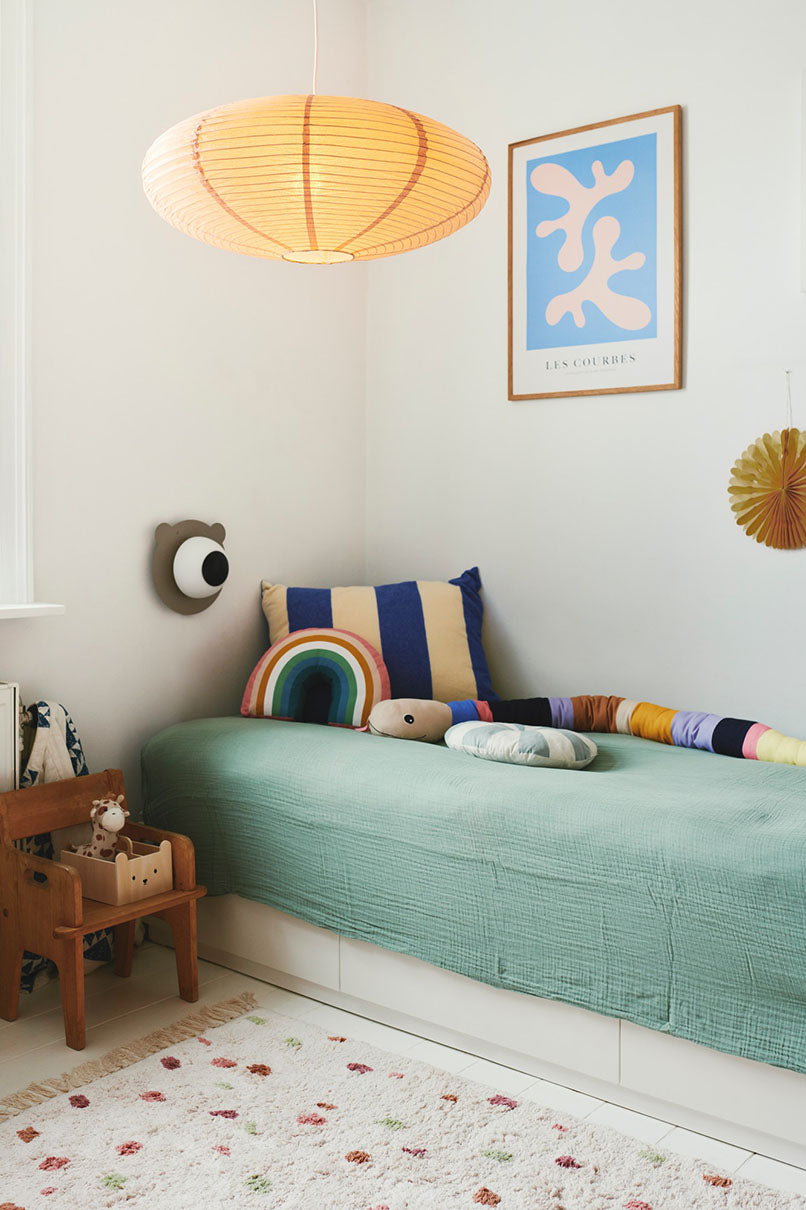 Villo 60 riisipaperivarjostin ruskea