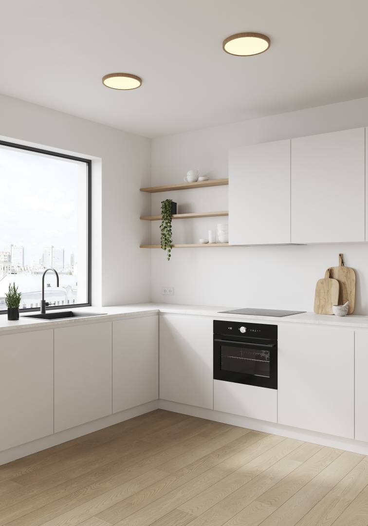 Oja 29 IP20 2700K Step Dim LED-plafond träfolie