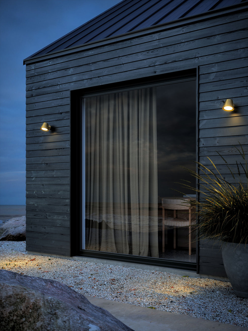 Aleria seinävalaisin messinki