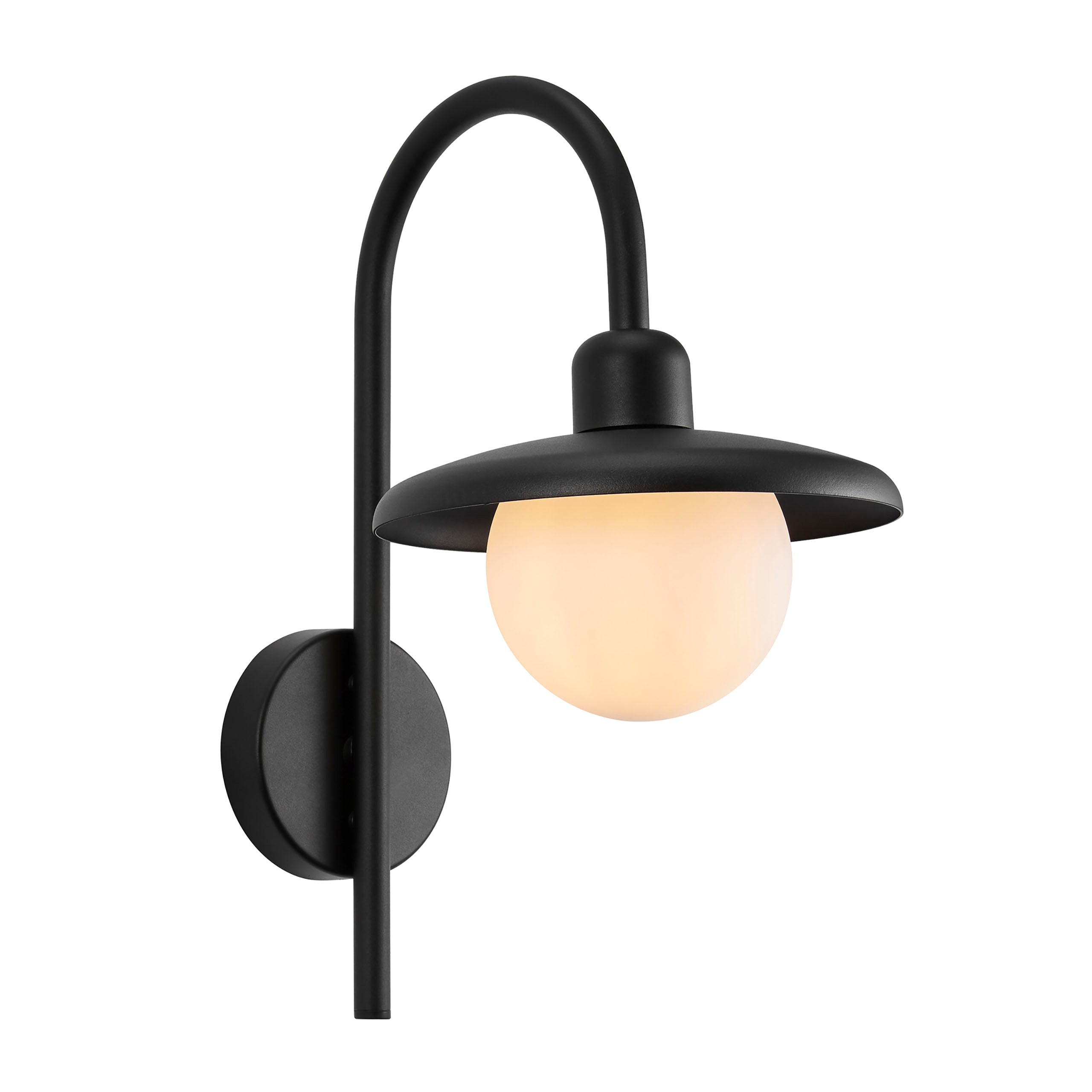 Berlo vägglampa svart