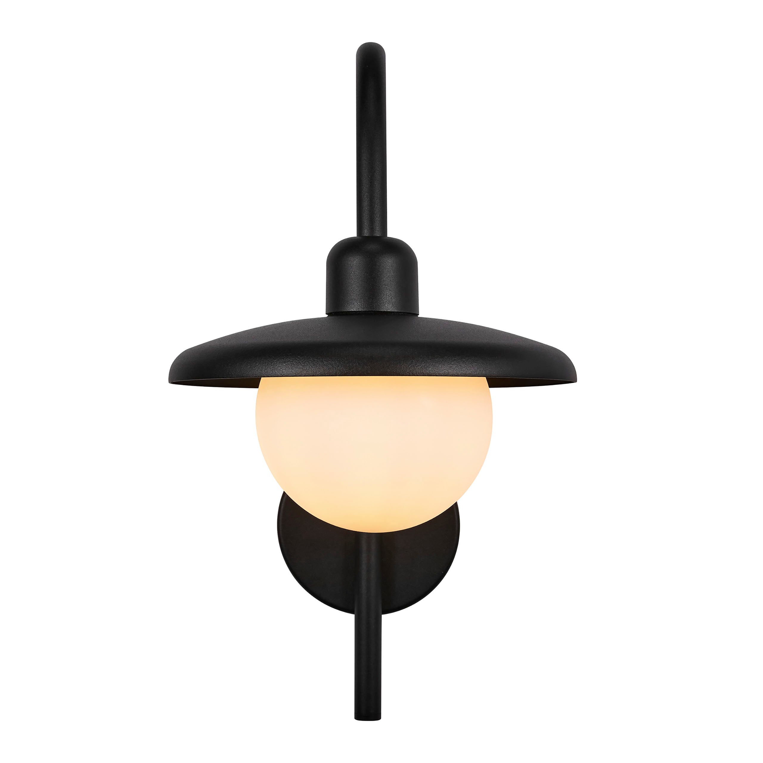 Berlo vägglampa svart