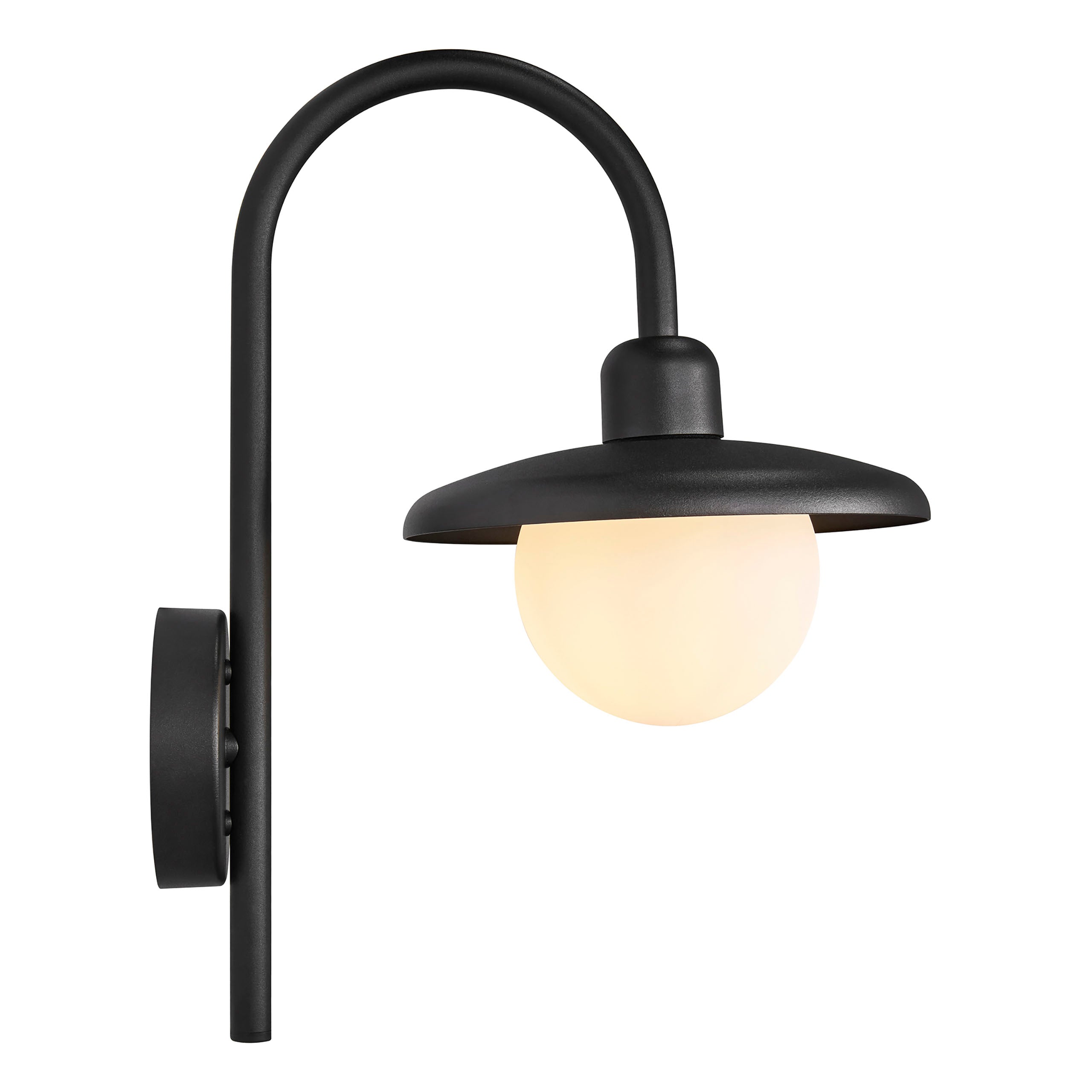Berlo vägglampa svart