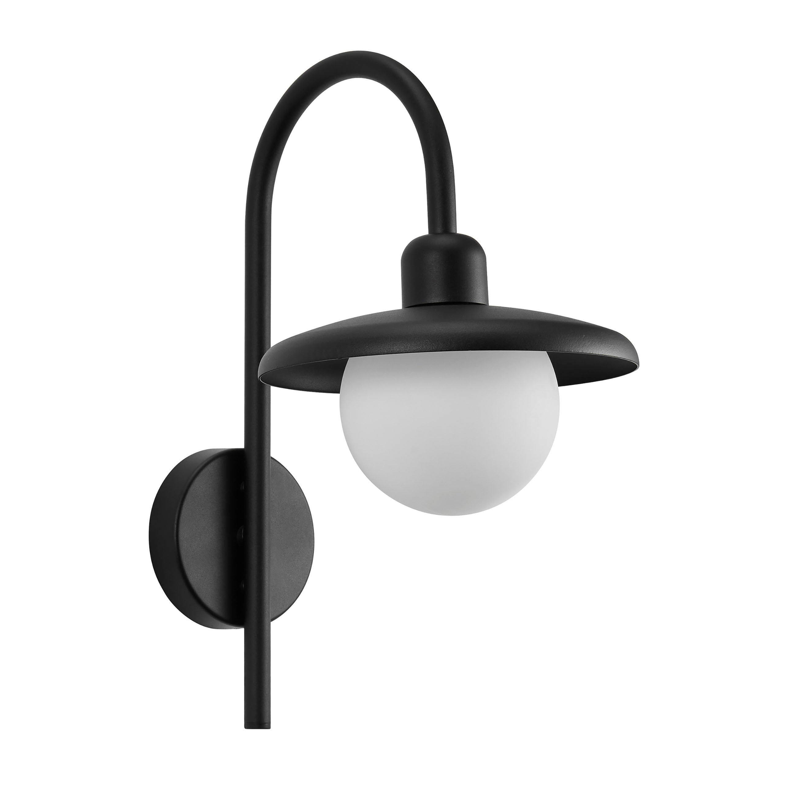 Berlo vägglampa svart