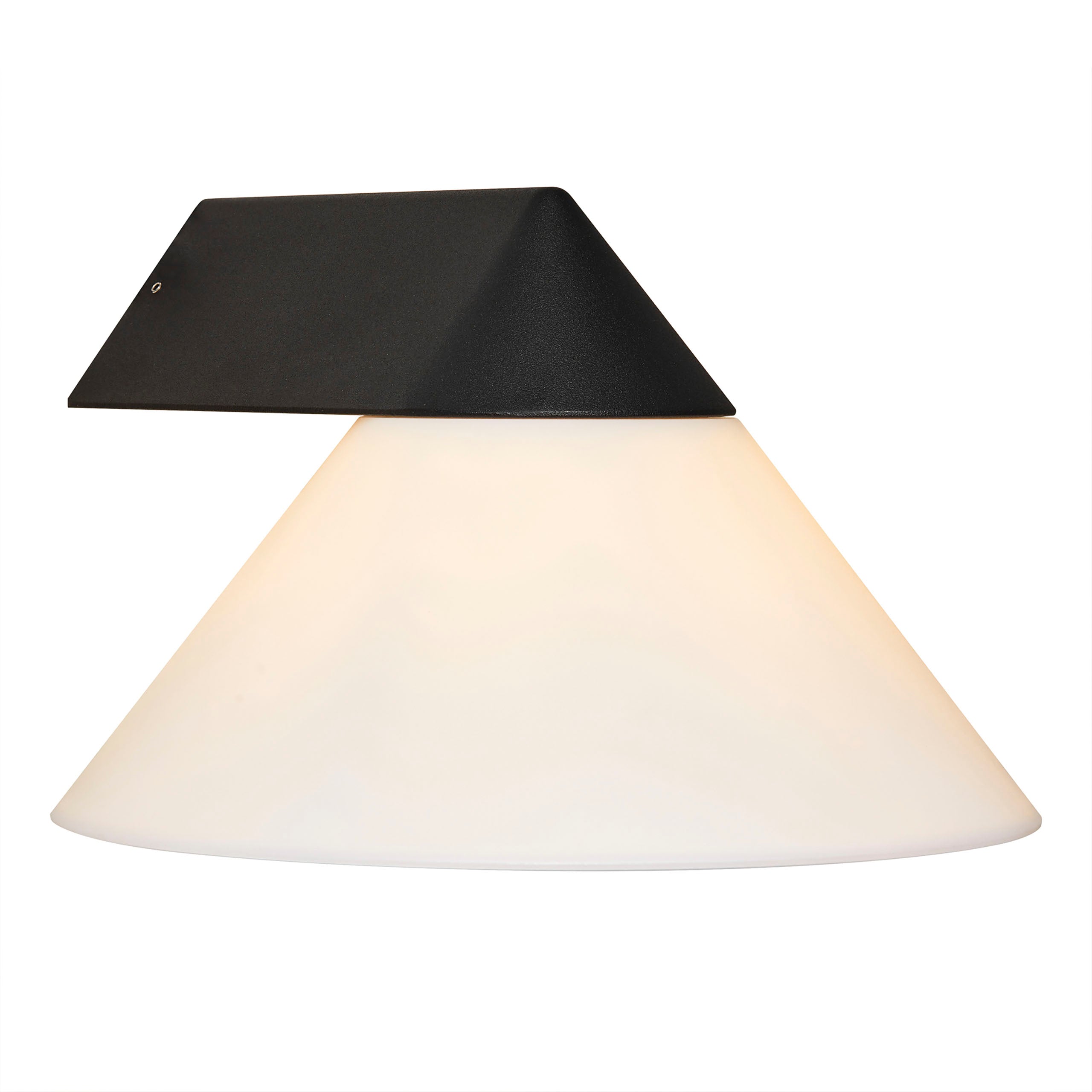 Linas vägglampa svart/vit