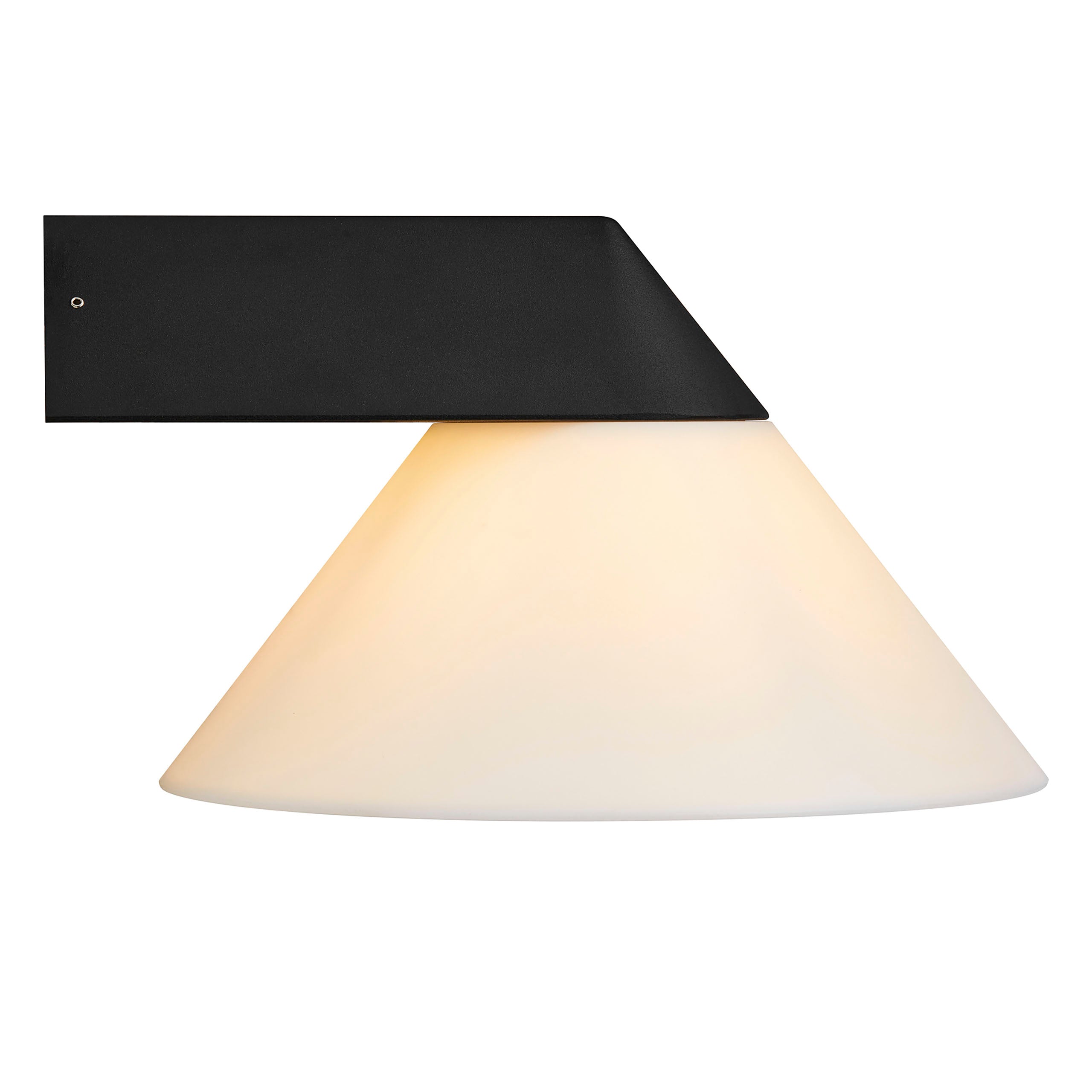 Linas vägglampa svart/vit