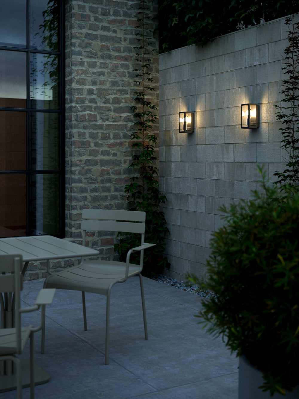 Luchy seinävalaisin musta