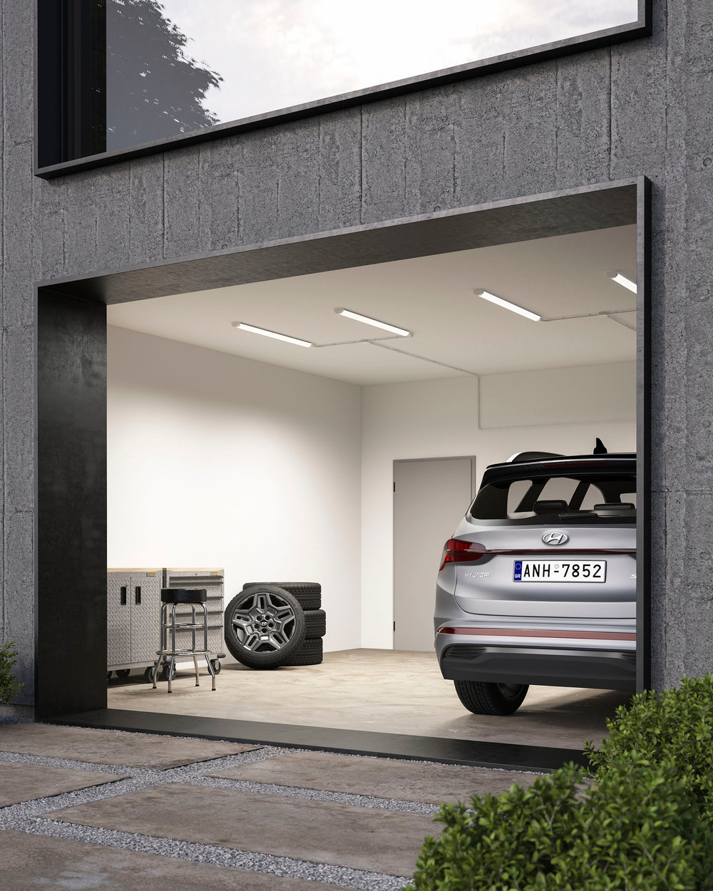 Marisol 100 LED-lysrörarmatur vit