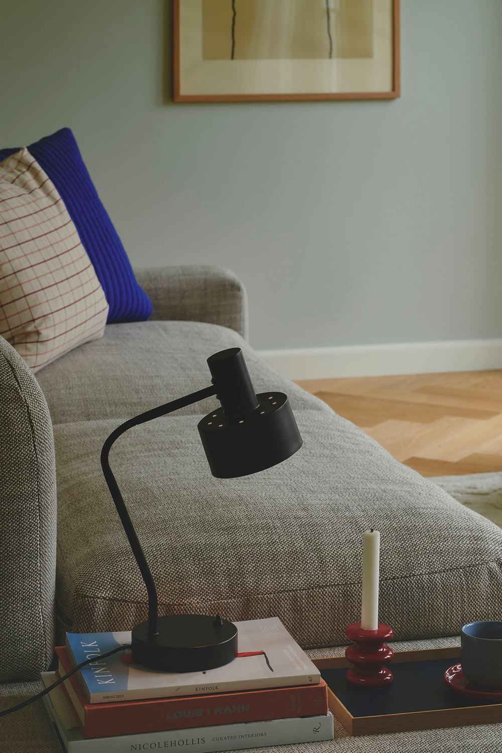 Matis pöytävalaisin musta