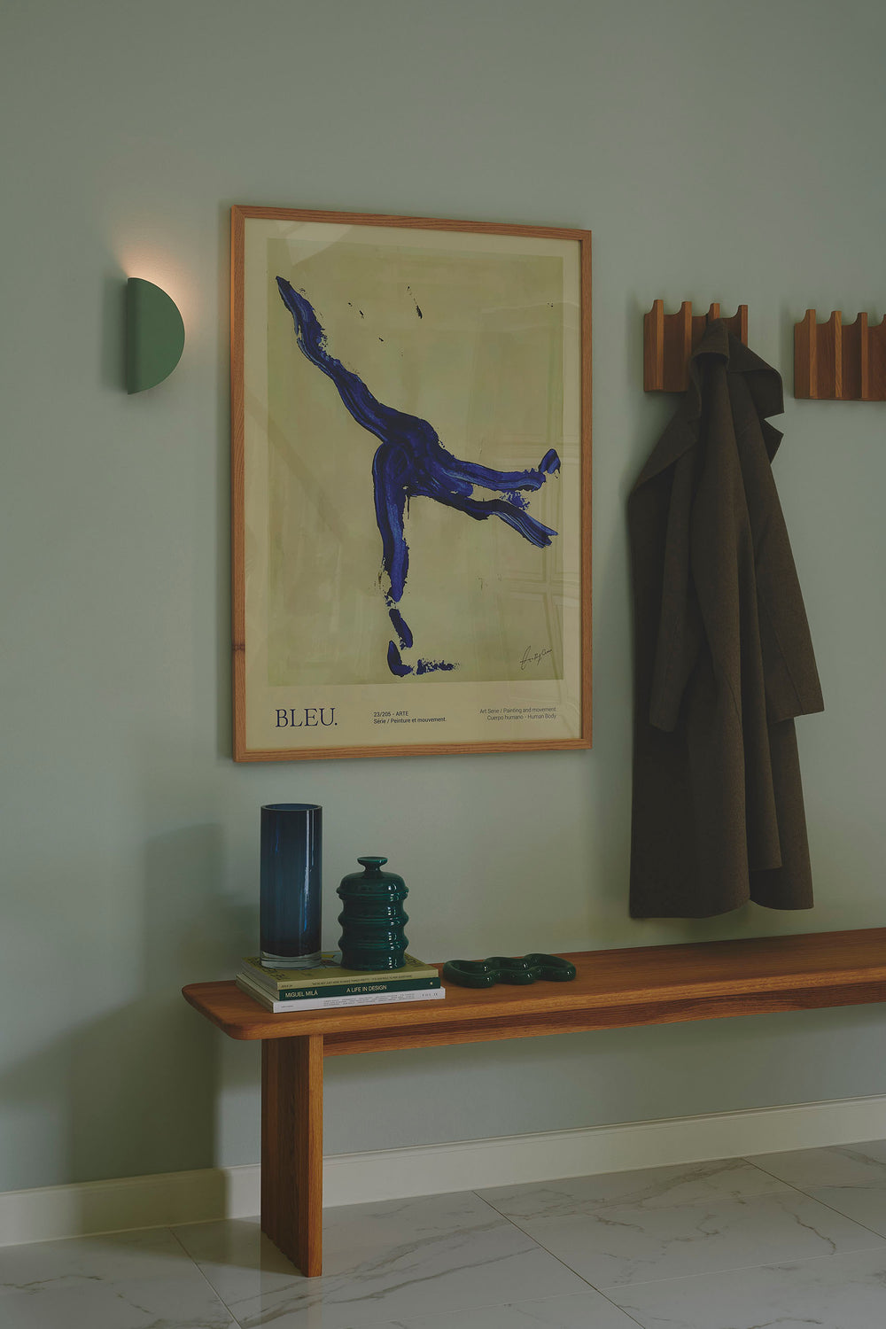 Model 2110 seinävalaisin vihreä