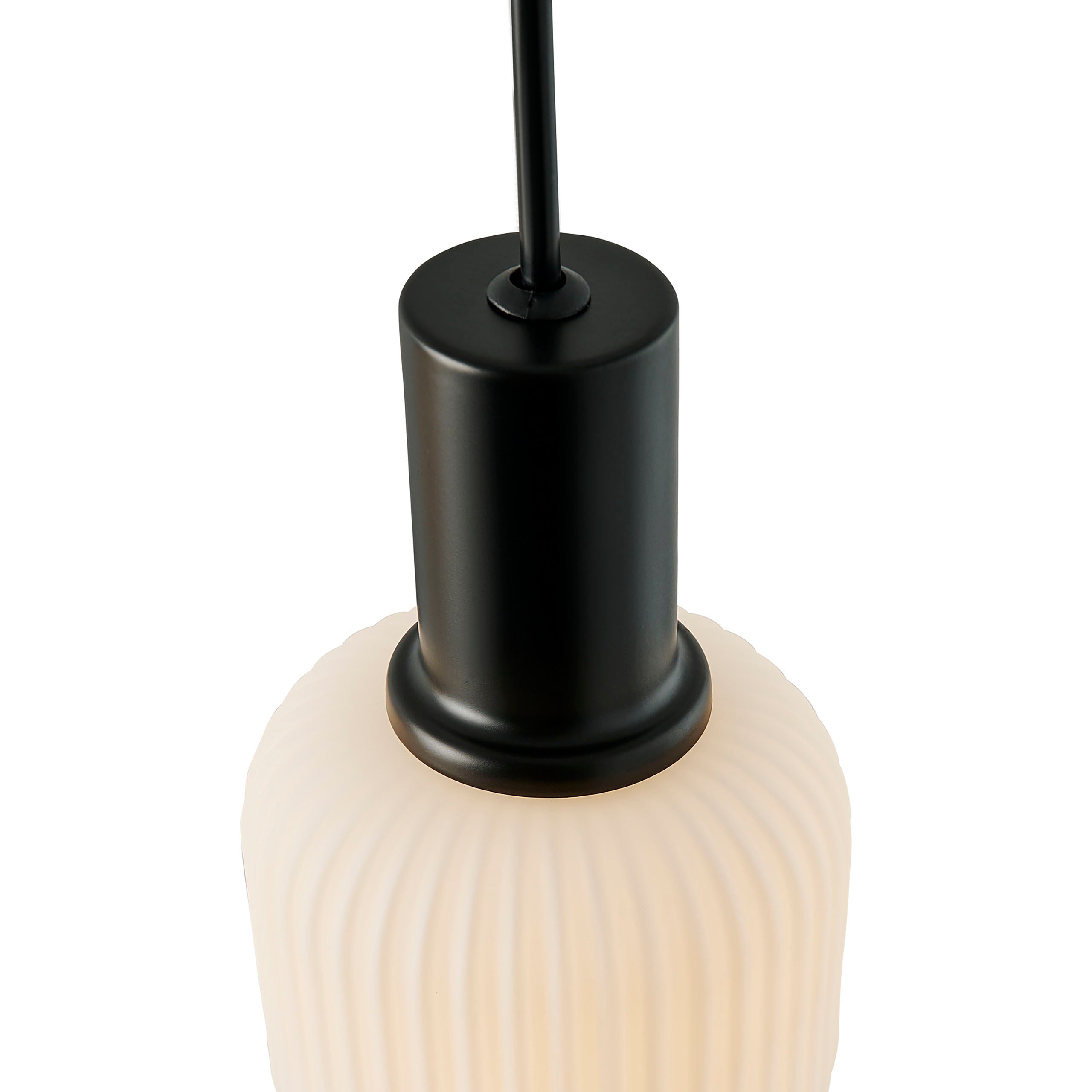 Milford Mini 3-delad pendel svart/opalvit