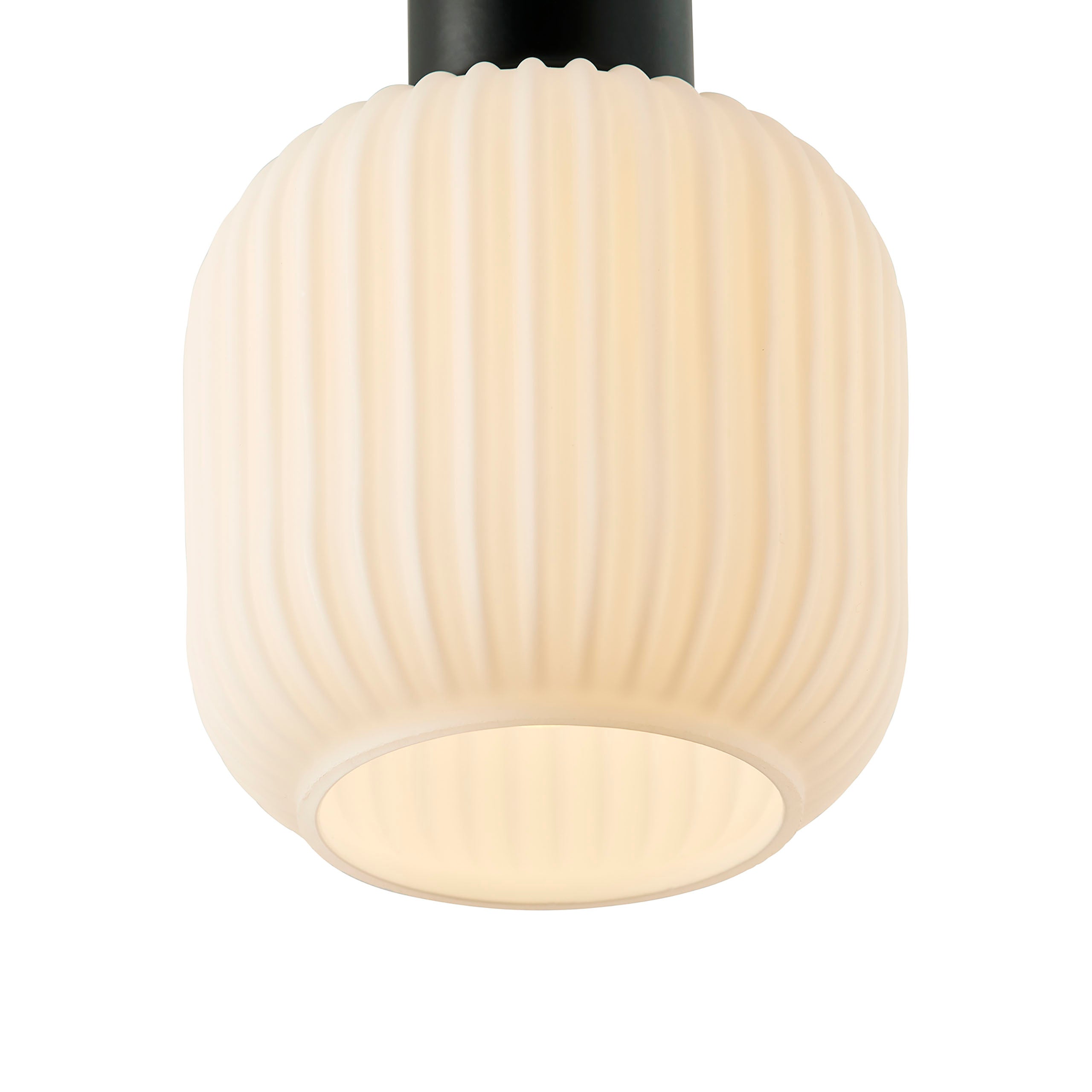 Milford Mini 3-delad pendel svart/opalvit