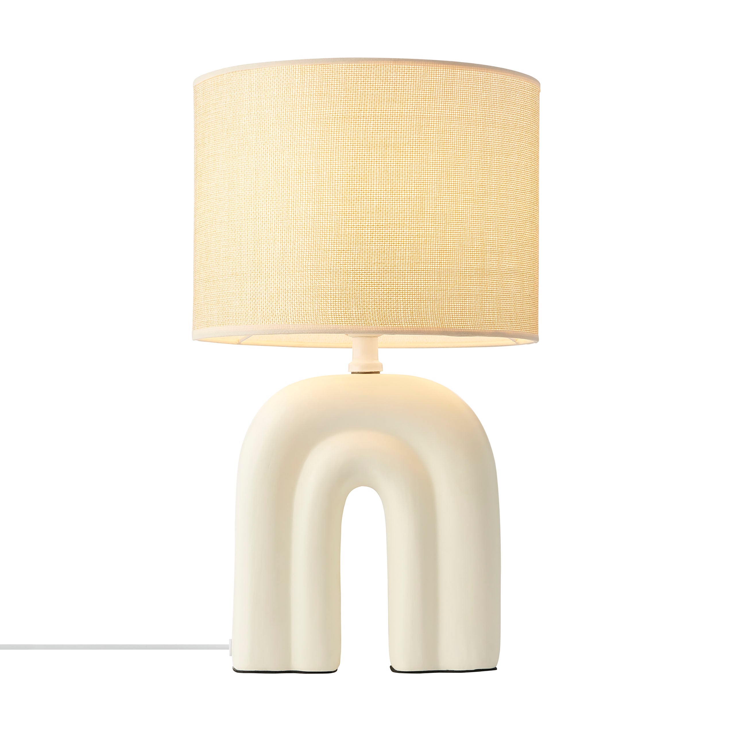 Haze bordslampa beige
