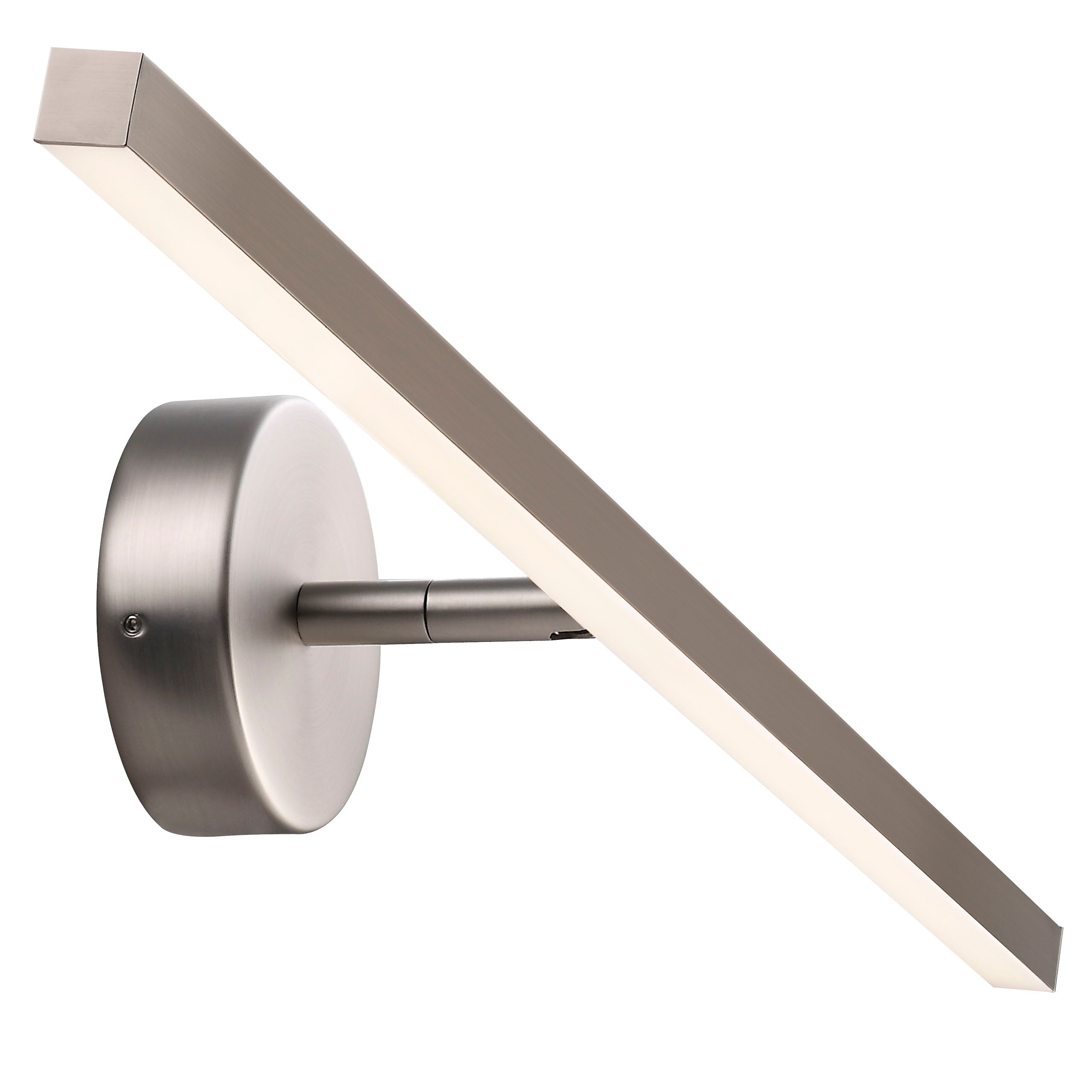 Ip S13 60 vägglampa borstat stål