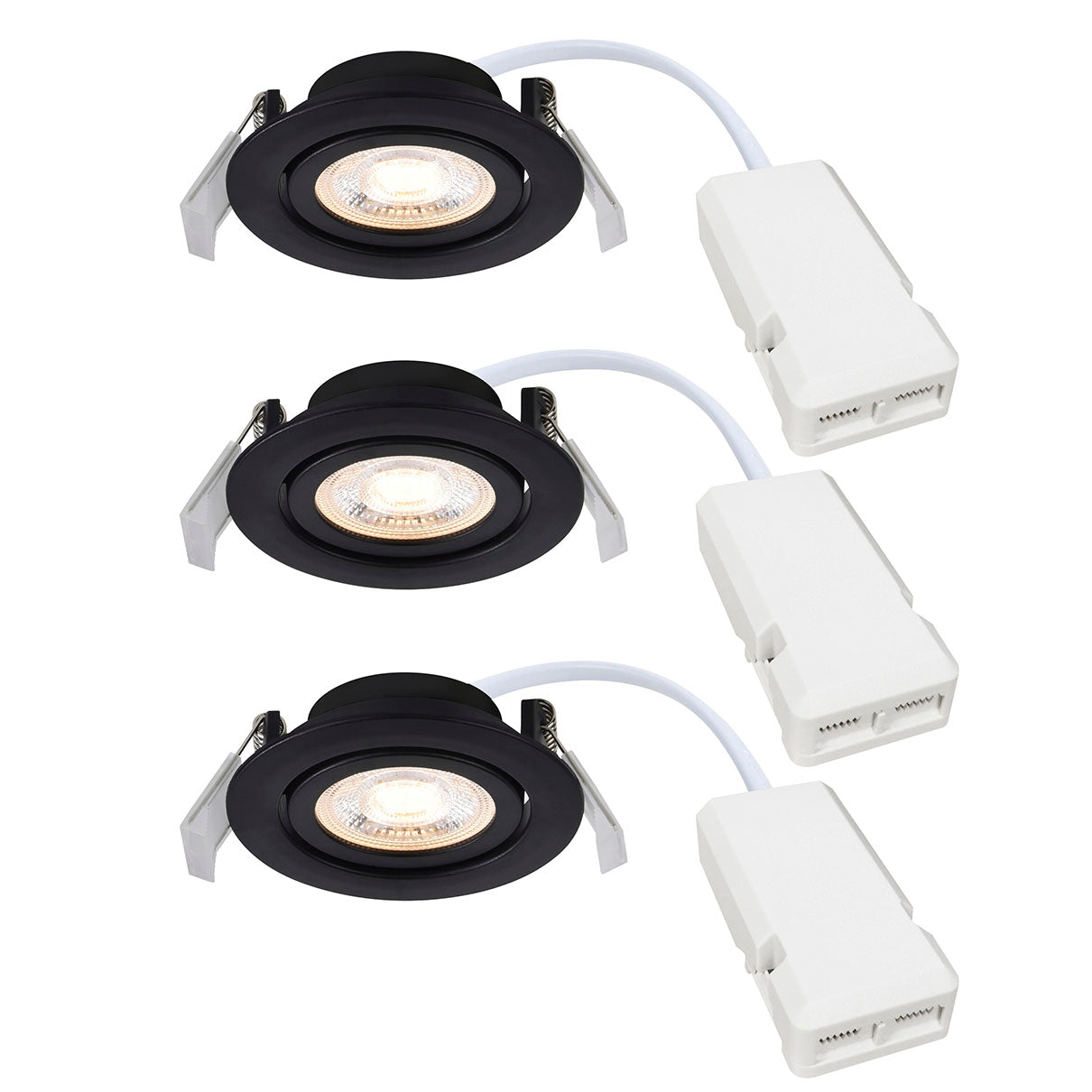 Monolo downlight 3-kit svart