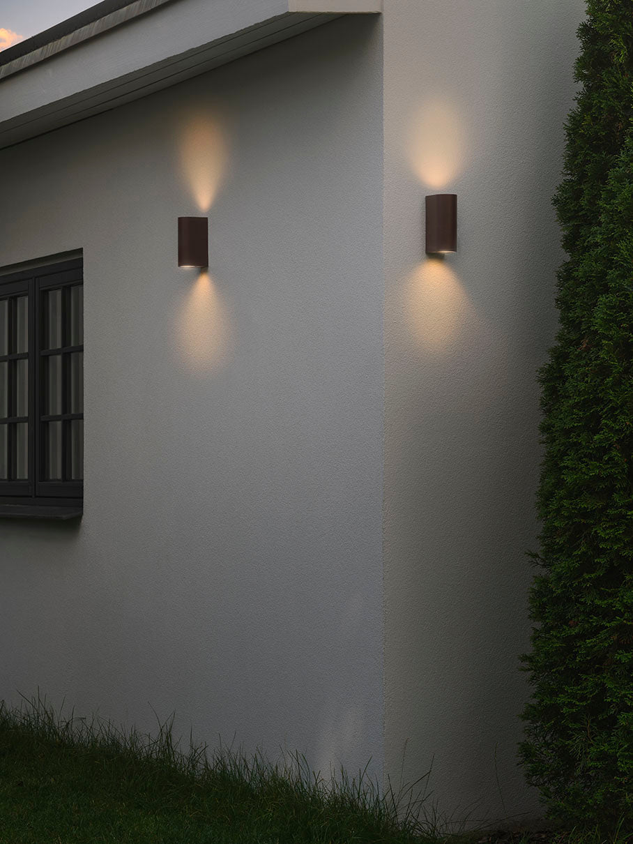 Dion Double vägglampa rust