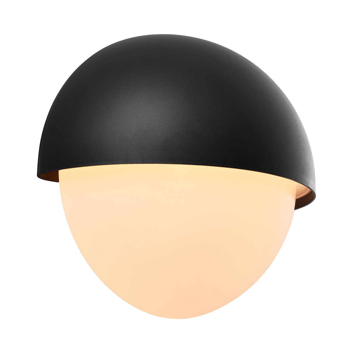 Scorpius Round vägglampa svart