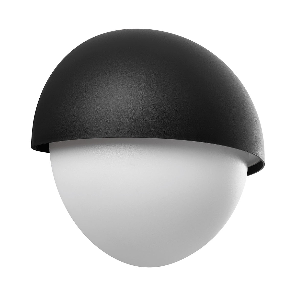 Scorpius Round vägglampa svart