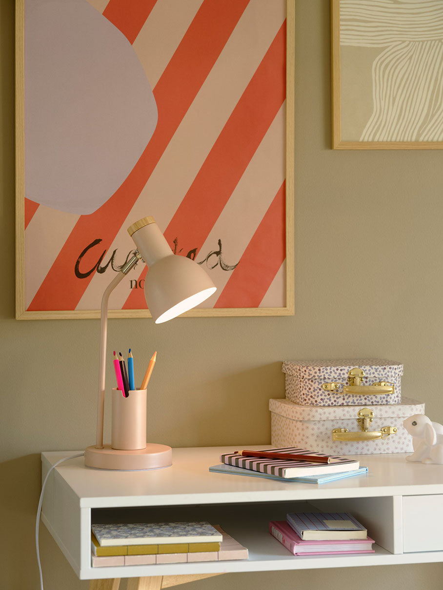 Devone pöytävalaisin roosa