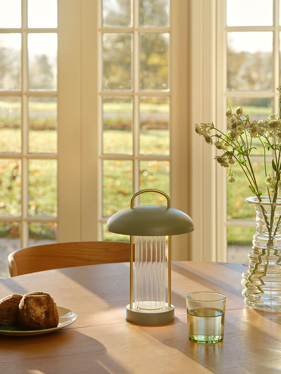 Mirano uppladdningsbar bordslampa grön