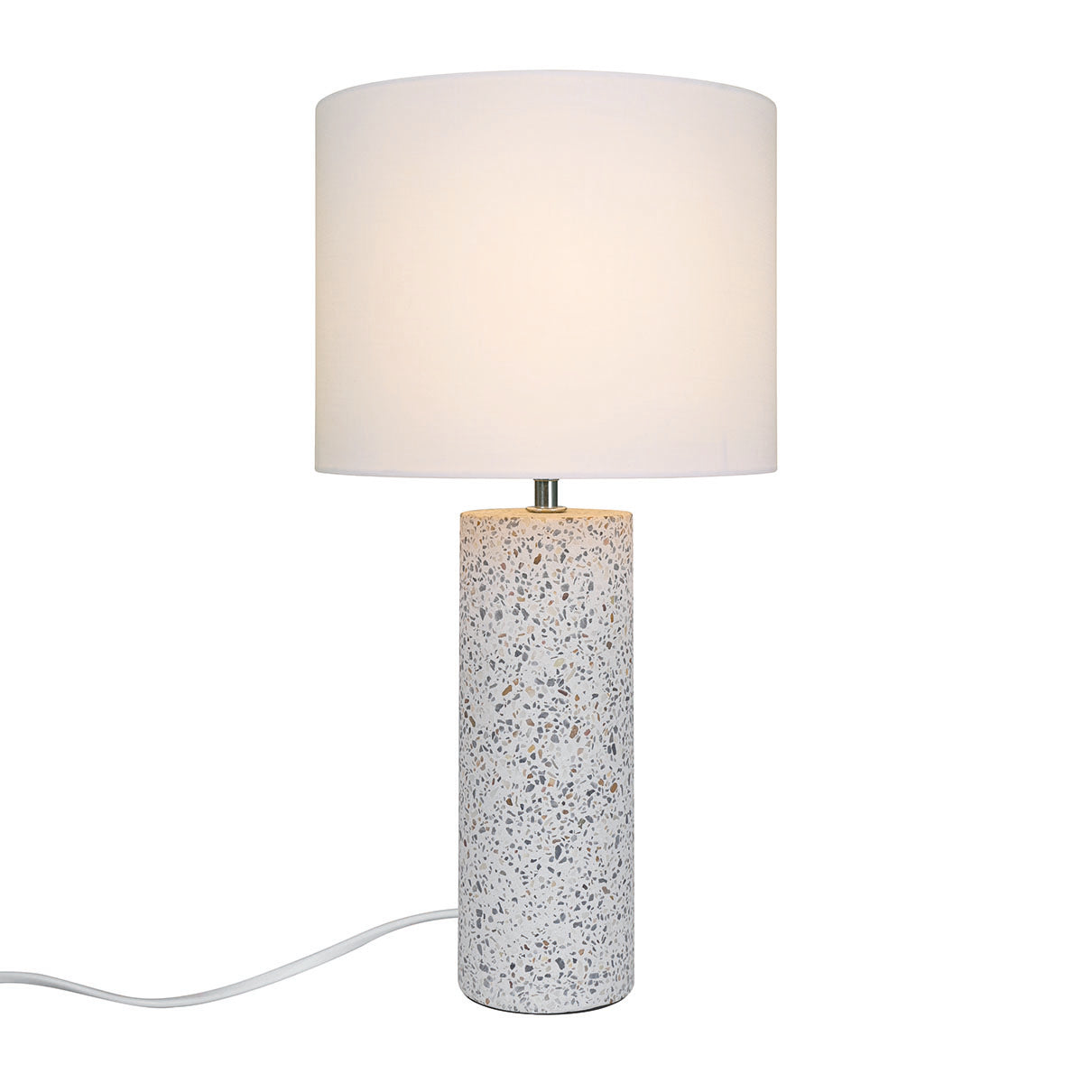 Antiga bordslampa vit