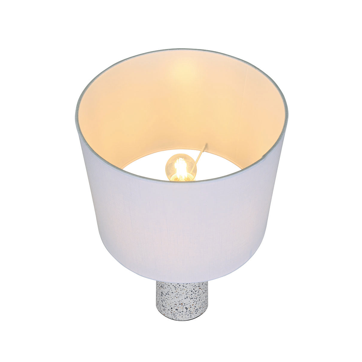 Antiga bordslampa vit
