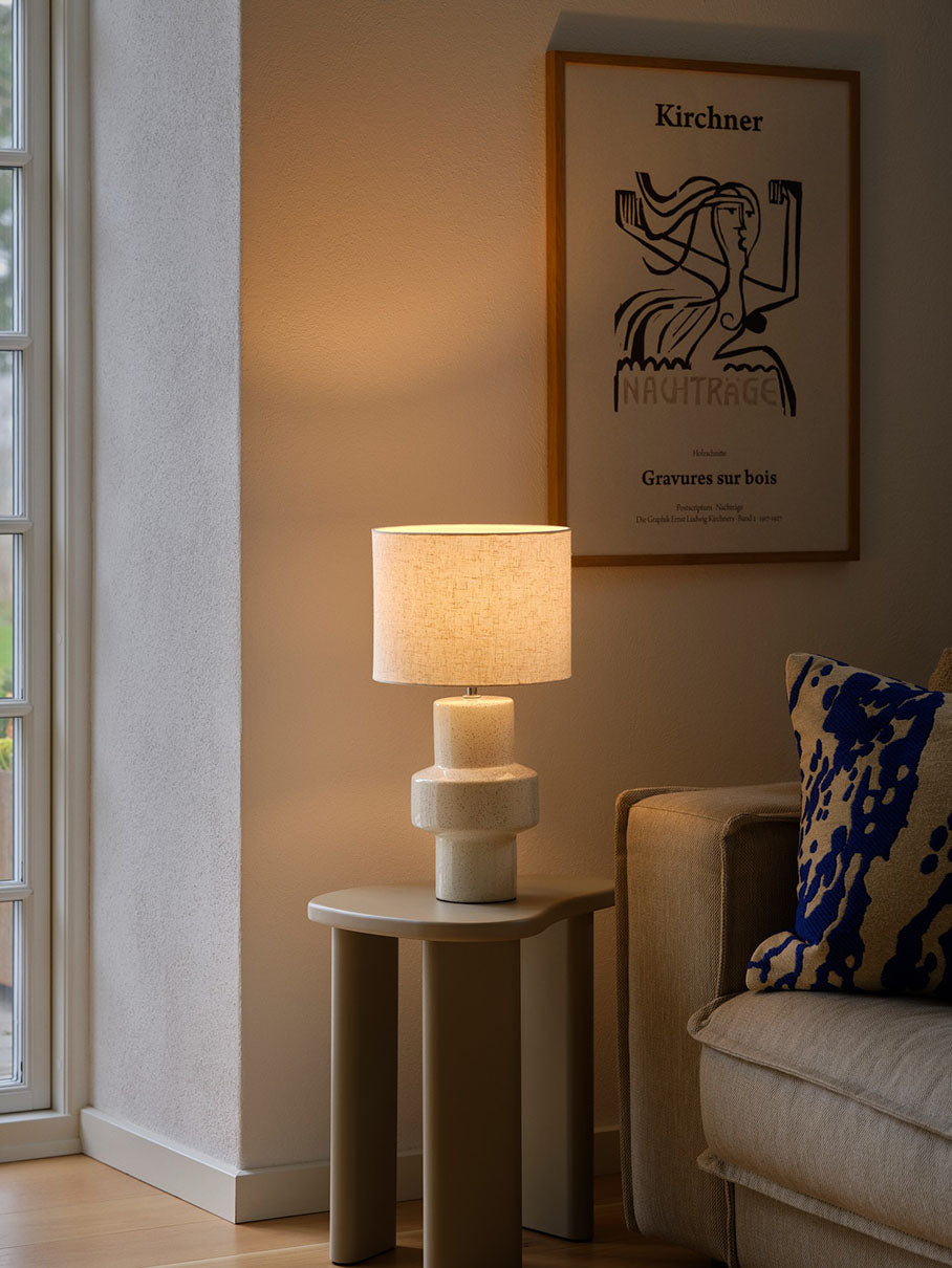 Dugan pöytävalaisin beige