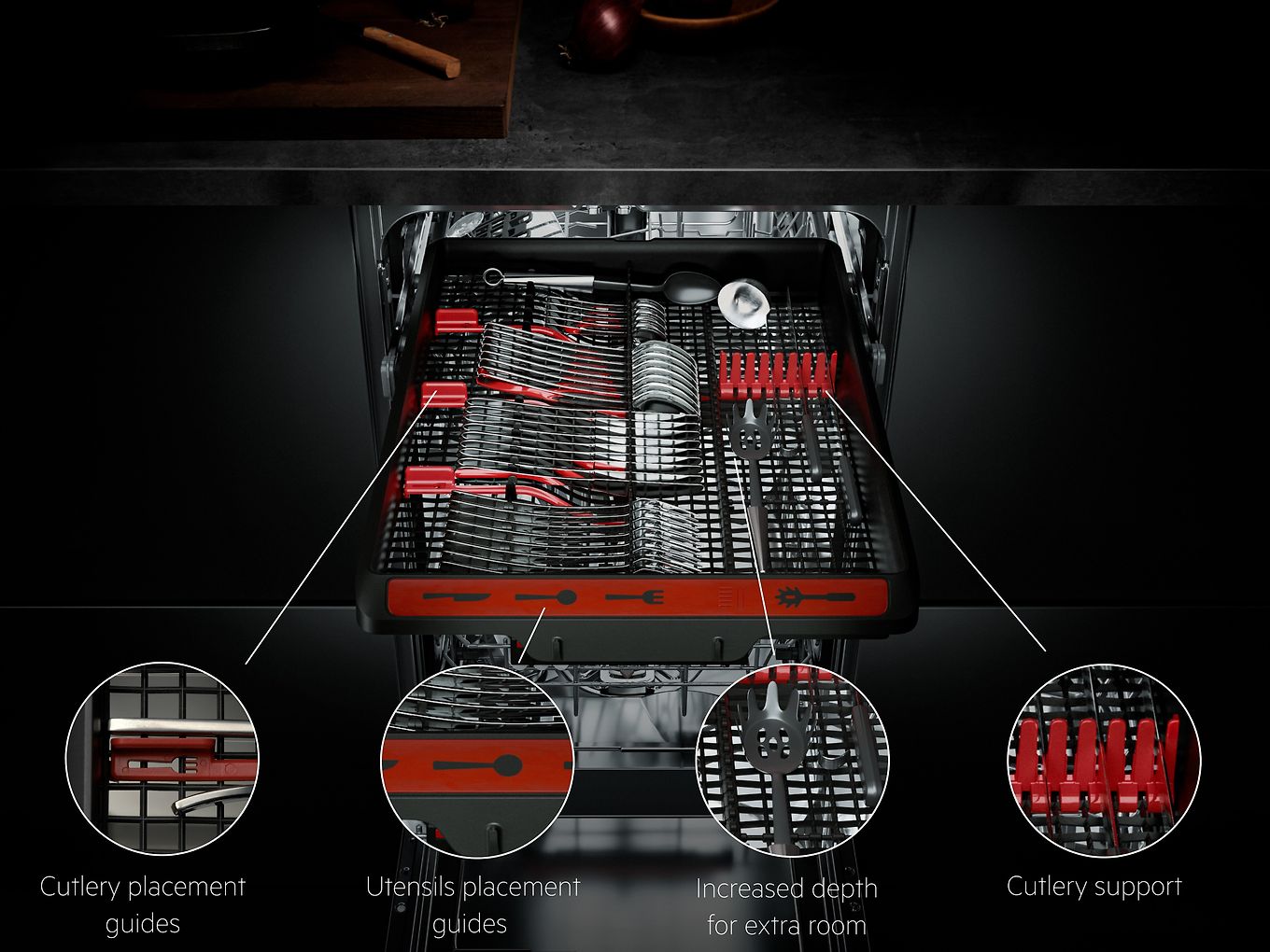 AEG FFB73507ZW 7000-sarjan -astianpesukone, valkoinen
