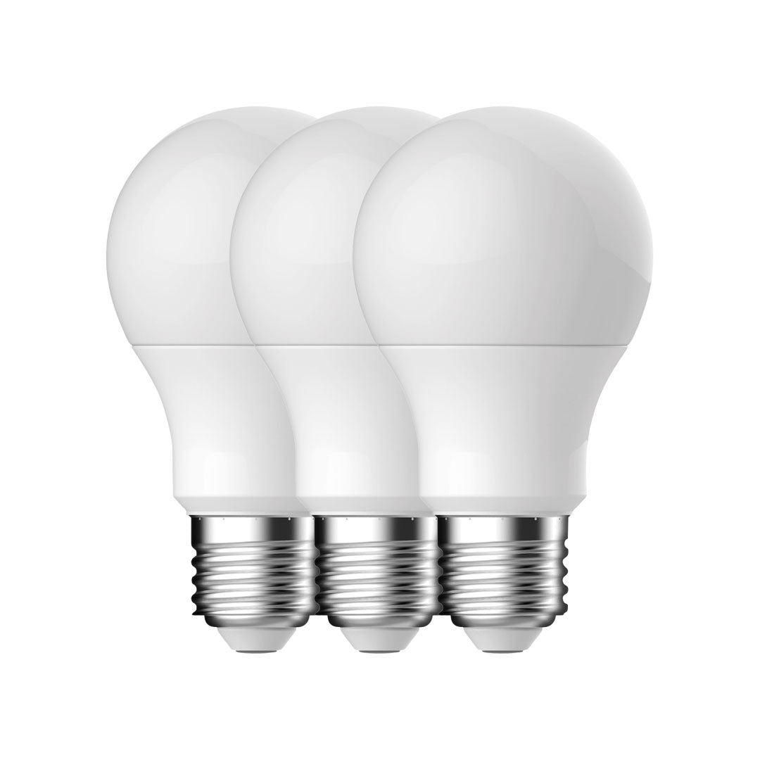 E27 A60 2700K 470lm huurre 3-pack