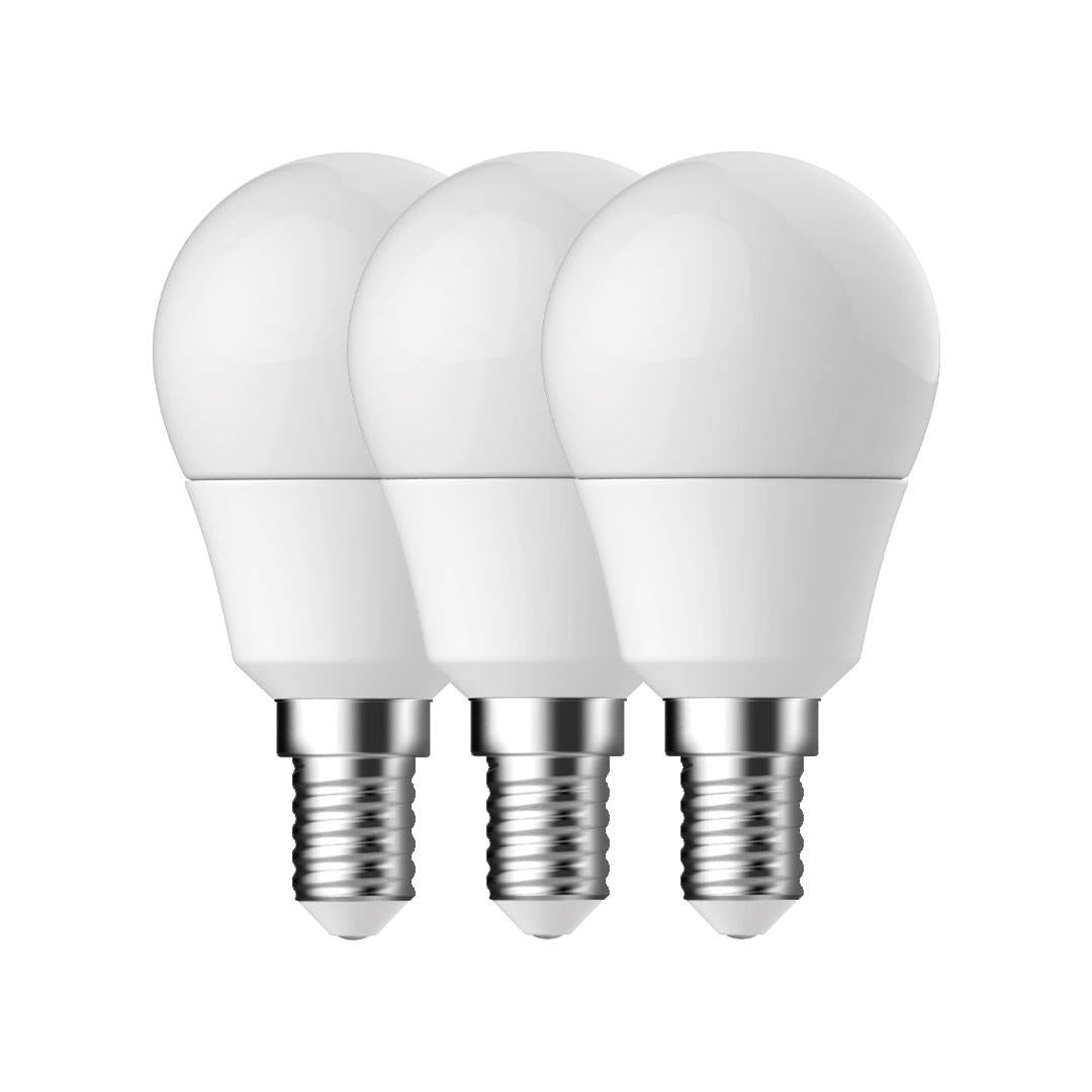 E14 G45 2700K 470lm huurrettu 3-pack