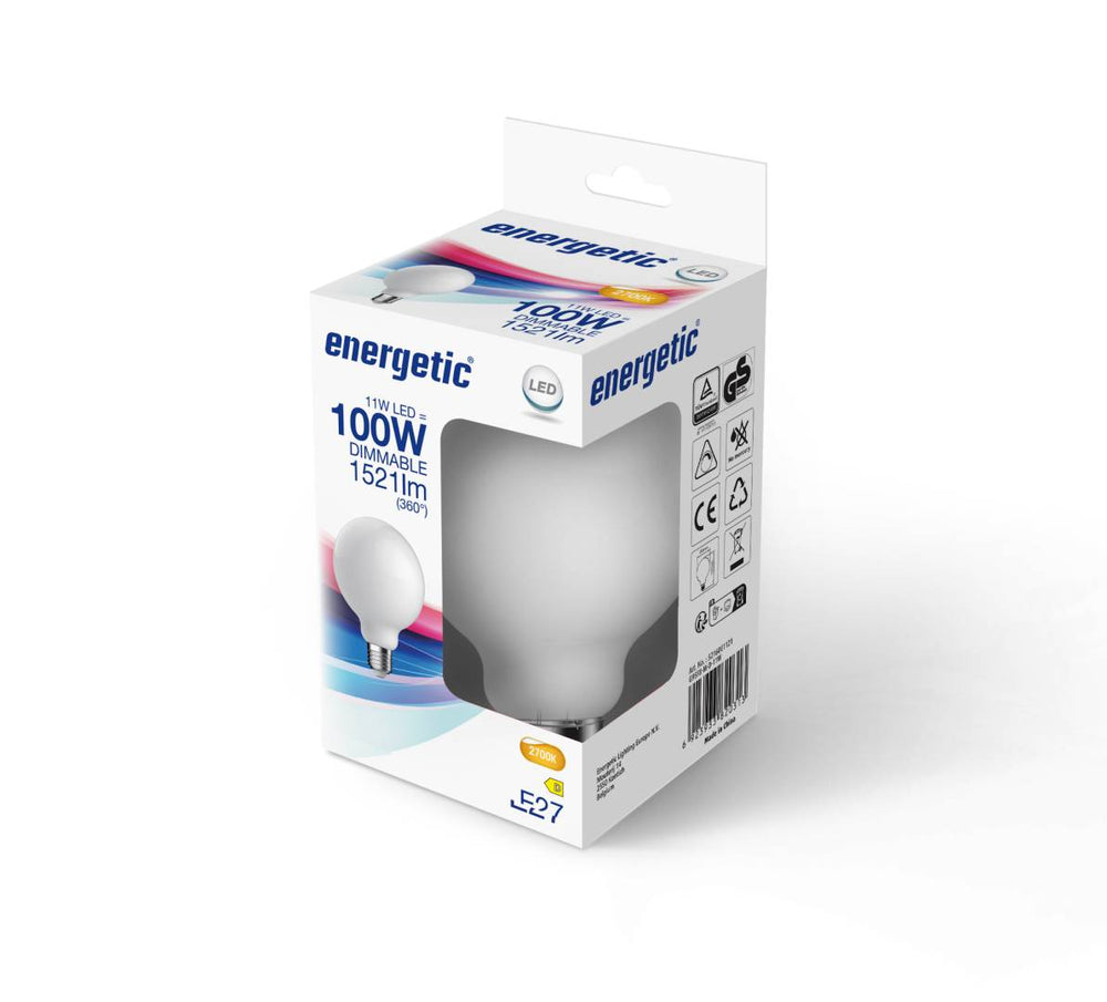 E27 G95 Dim 2700K 1521lm opaali
