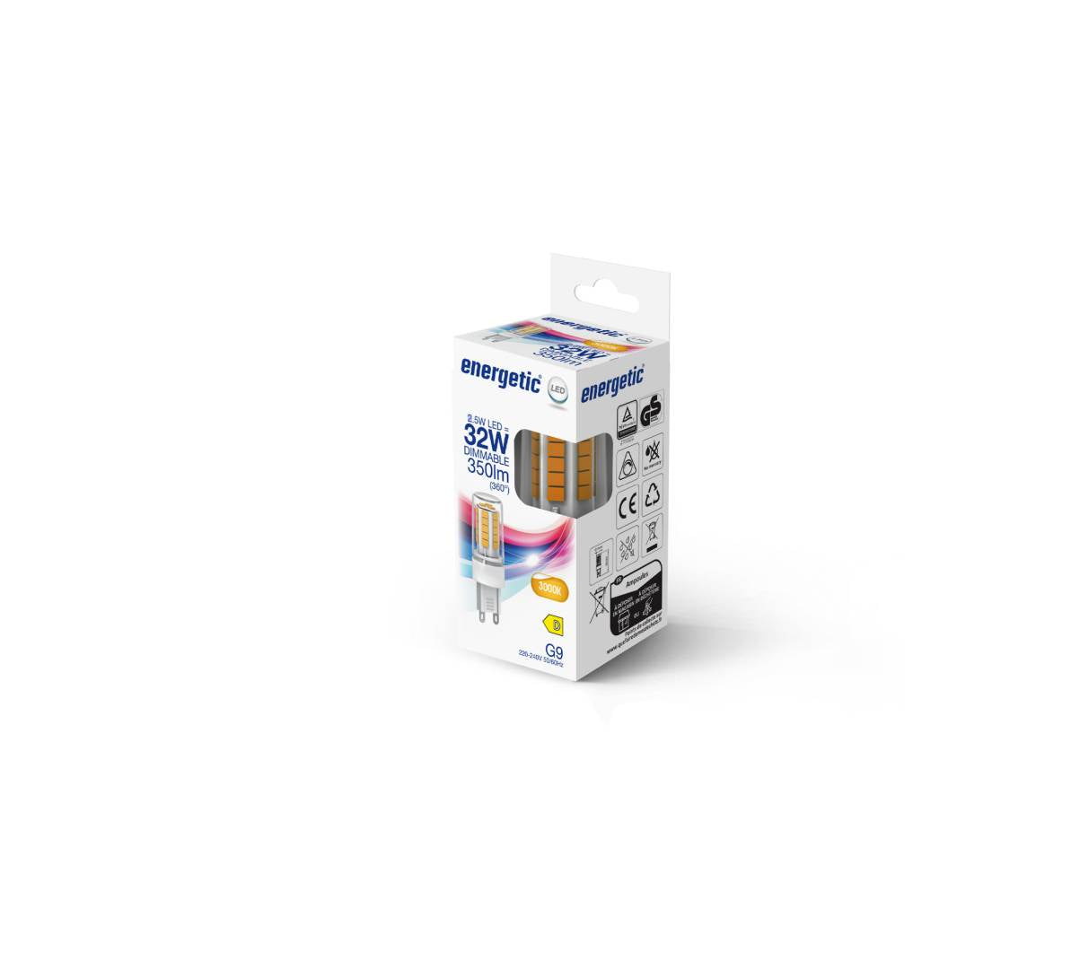 G9 Dim 3000K 350lm kirkas