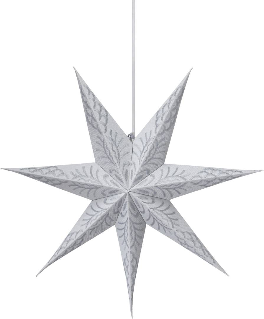 Celeste pappersstjärna silver/grå 60 cm