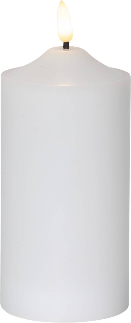 Flamme LED-kynttilä 17cm valkoinen